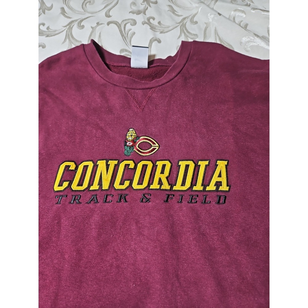 Vintage Concordia Cobbers Sweatshirt Track & Field Nike Embroidered 90s Y2K USA
